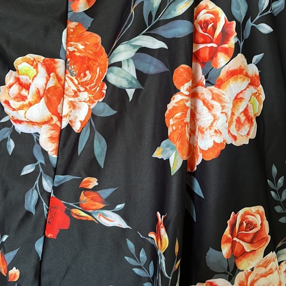 Plus Size Padded High Waist Swimdress - Picture 3 of 7